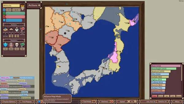 Сцена с применением игровых возможностей Ages of Conflict  World War Simulator