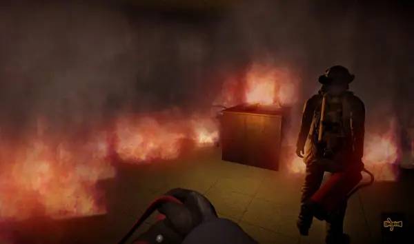 Сцена с применением игровых возможностей Airport Firefighters The Simulation