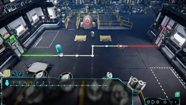 Сцена с применением игровых возможностей Algo Bot