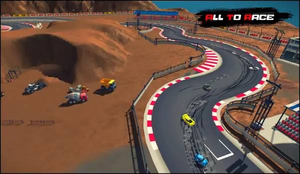 Сцена с применением игровых возможностей All To Race