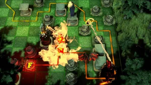 Сцена с применением игровых возможностей AMazing TD