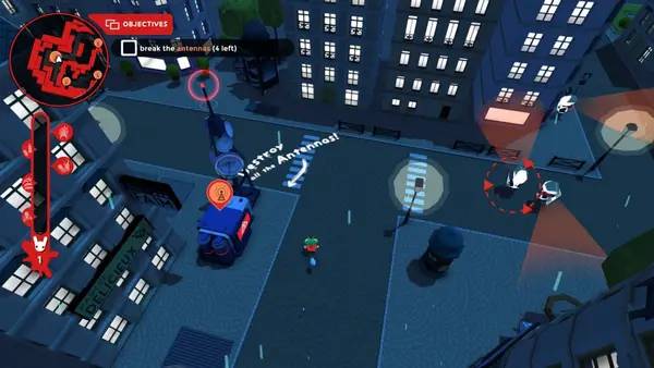 Сцена с применением игровых возможностей Anarcute