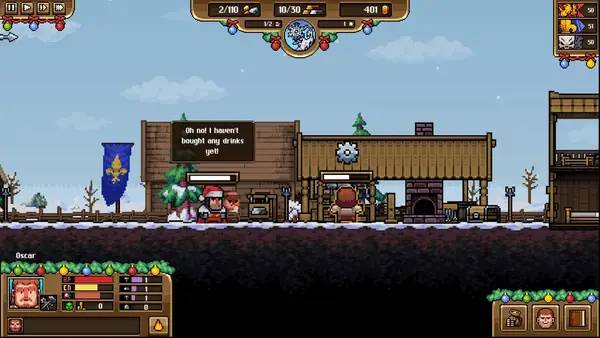 Сцена с применением игровых возможностей Anvil Saga