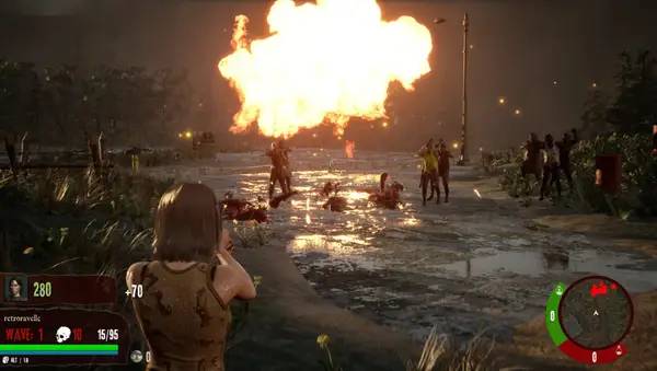 Сцена с применением игровых возможностей Apocalypse Floodgates