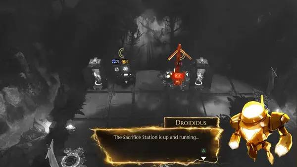 Сцена с применением игровых возможностей Archons