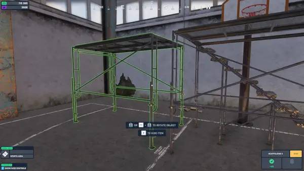 Сцена с применением игровых возможностей Arena Renovation