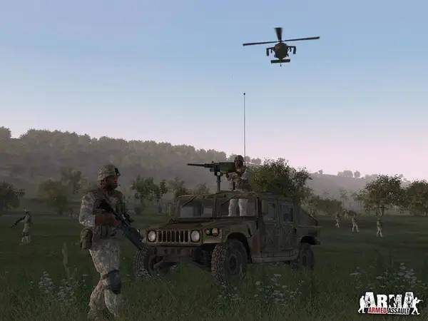 Сцена с применением игровых возможностей ARMA Combat Operations
