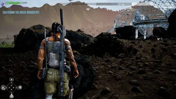 Сцена с применением игровых возможностей Ashes of Oahu