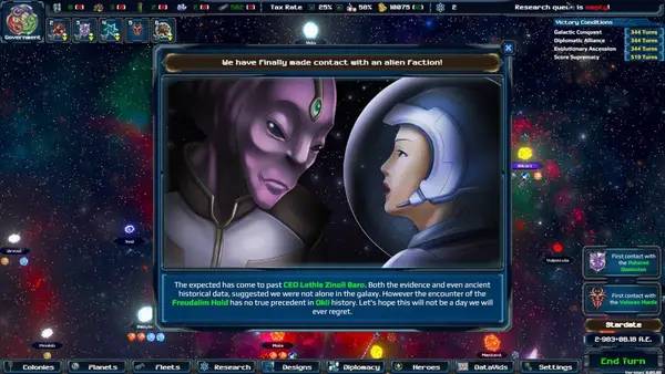 Сцена с применением игровых возможностей Astra Exodus