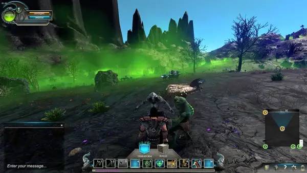 Сцена с применением игровых возможностей Astral Terra