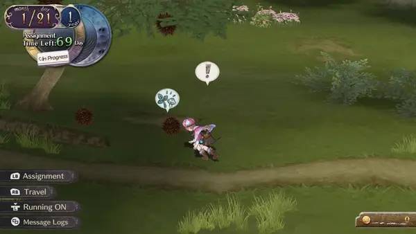 Сцена с применением игровых возможностей Atelier Rorona ~The Alchemist of Arland~ DX
