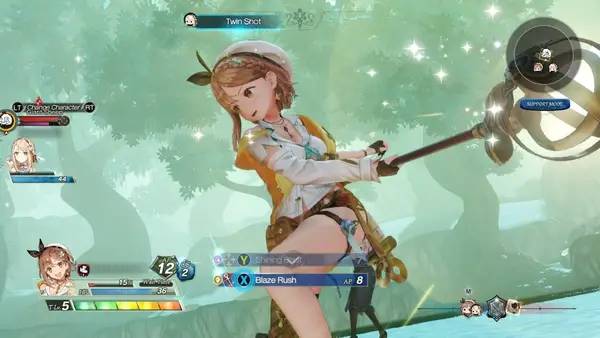 Сцена с применением игровых возможностей Atelier Ryza 2  Lost Legends & the Secret Fairy