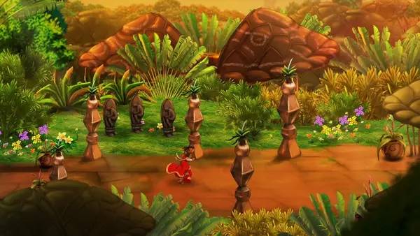 Сцена с применением игровых возможностей Aurion Legacy of the Kori-Odan