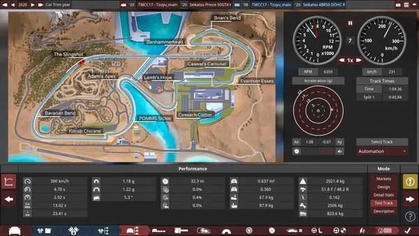 Сцена с применением игровых возможностей Automation - The Car Company Tycoon Game
