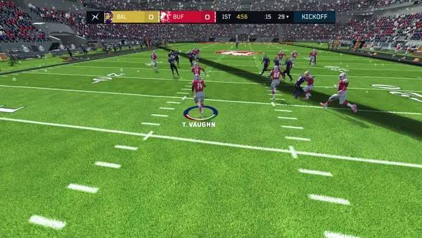 Сцена с применением игровых возможностей Axis Football 2018