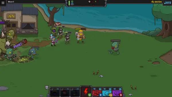 Сцена с применением игровых возможностей Bardbarian