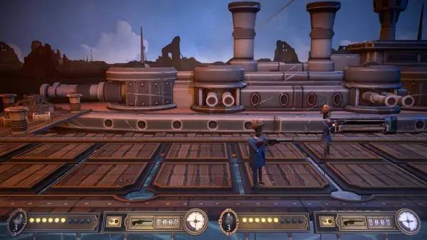 Сцена с применением игровых возможностей Bartlow's Dread Machine