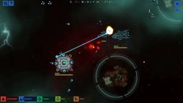 Сцена с применением игровых возможностей Battlevoid Sector Siege