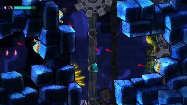 Сцена с применением игровых возможностей Beatbuddy Tale of the Guardians