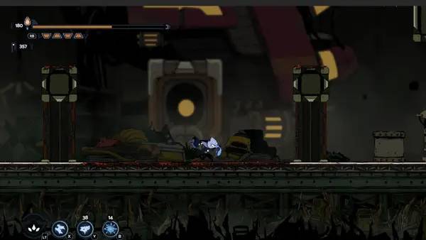 Сцена с применением игровых возможностей BIOMORPH