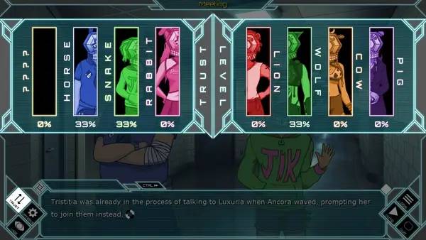 Сцена с применением игровых возможностей Birth ME Code