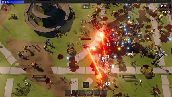 Сцена с применением игровых возможностей Biters and Bullets Prologue