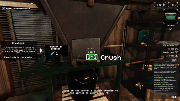 Сцена с применением игровых возможностей Booze Master