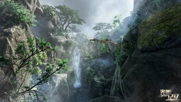 Сцена с применением игровых возможностей Bright Memory