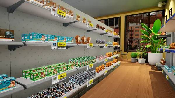 Сцена с применением игровых возможностей Card Shop Simulator Multiplayer