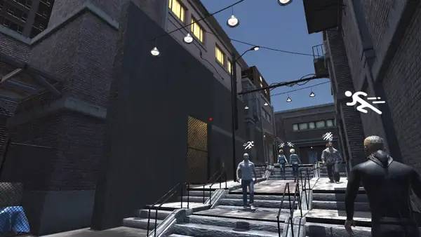 Сцена с применением игровых возможностей Casino Simulator 2024