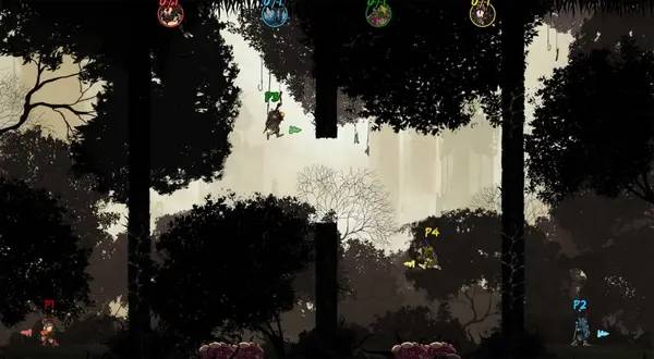 Сцена с применением игровых возможностей CHOP