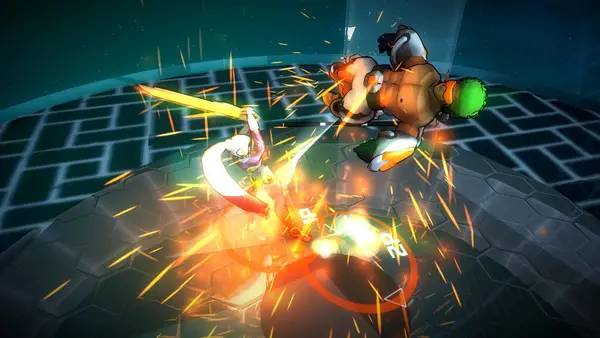 Сцена с применением игровых возможностей Combat Core