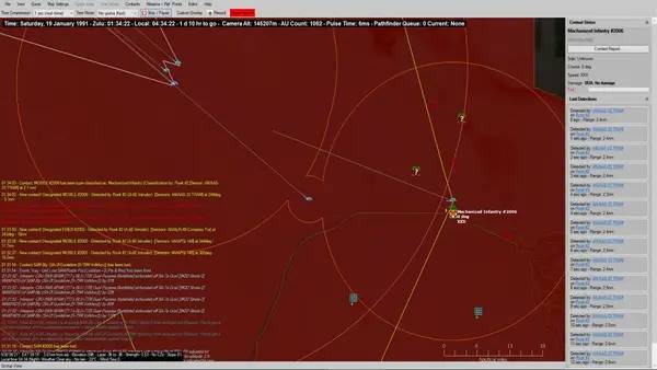 Сцена с применением игровых возможностей Command Desert Storm