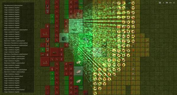 Сцена с применением игровых возможностей Conquest of Elysium 4