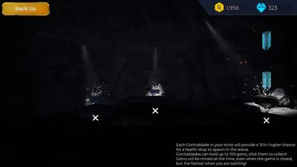 Сцена с применением игровых возможностей Contrablade Stadium Rush