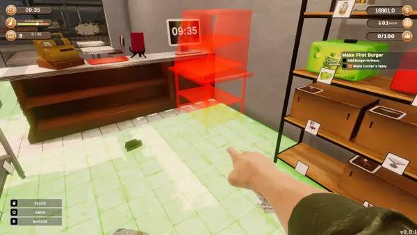 Сцена с применением игровых возможностей Corner Kitchen Fast Food Simulator