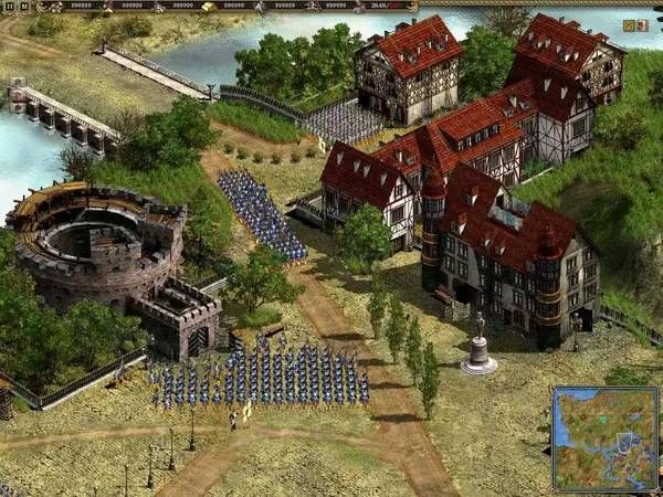 Сцена с применением игровых возможностей Cossacks 2 Battle for Europe