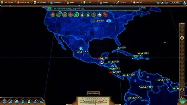 Сцена с применением игровых возможностей COVID The Outbreak