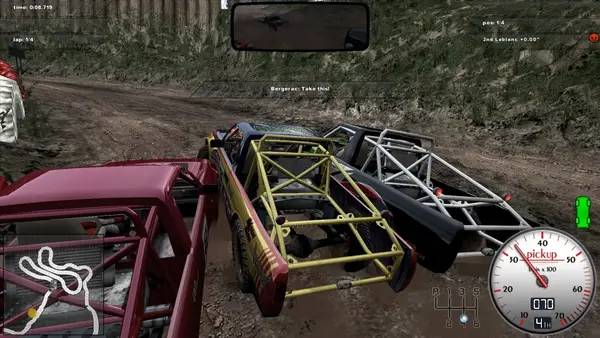 Сцена с применением игровых возможностей Cross Racing Championship Extreme