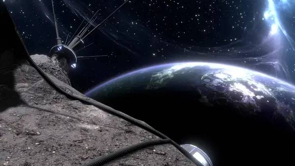 Сцена с применением игровых возможностей Curved Space