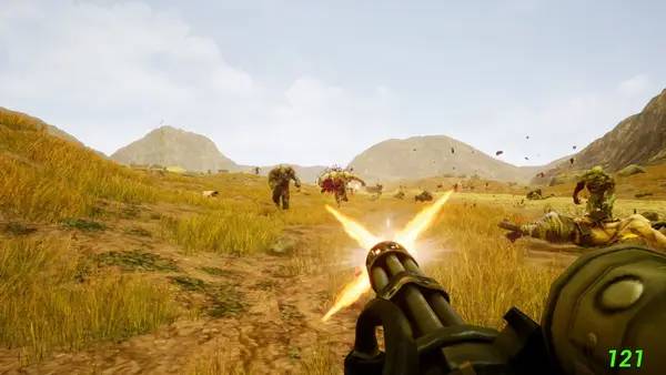 Сцена с применением игровых возможностей Cyborg Arena 2