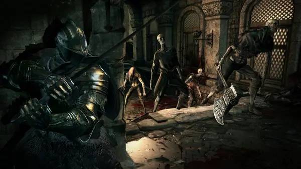 Сцена с применением игровых возможностей DARK SOULS 3