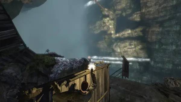 Сцена с применением игровых возможностей Dark Void