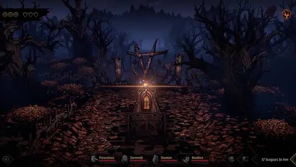 Сцена с применением игровых возможностей Darkest Dungeon 2