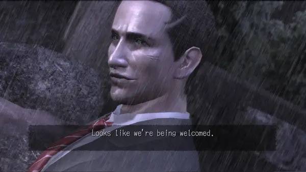 Сцена с применением игровых возможностей Deadly Premonition The Director's Cut