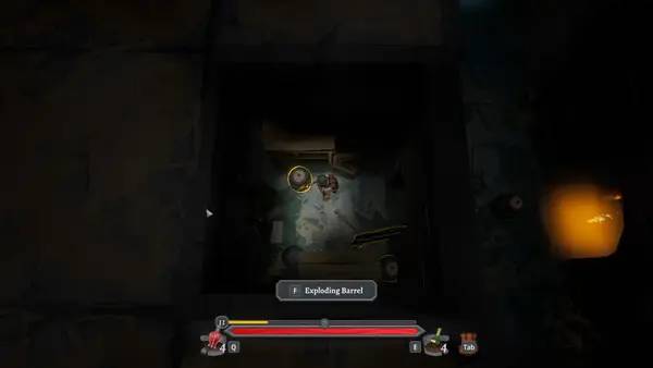 Сцена с применением игровых возможностей Deepest Dungeons