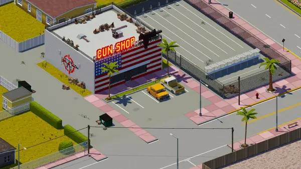 Сцена с применением игровых возможностей Definitely Not Fried Chicken