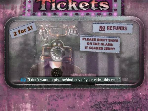 Сцена с применением игровых возможностей Dialtown Phone Dating Sim