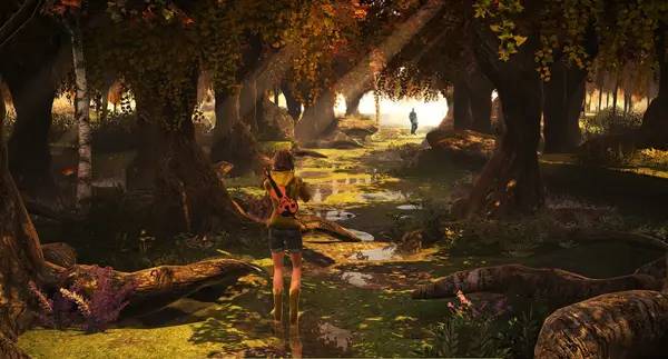 Сцена с применением игровых возможностей Distortions