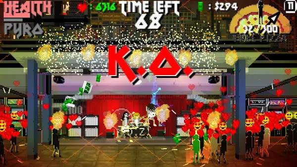 Сцена с применением игровых возможностей Dive Bar Superstars